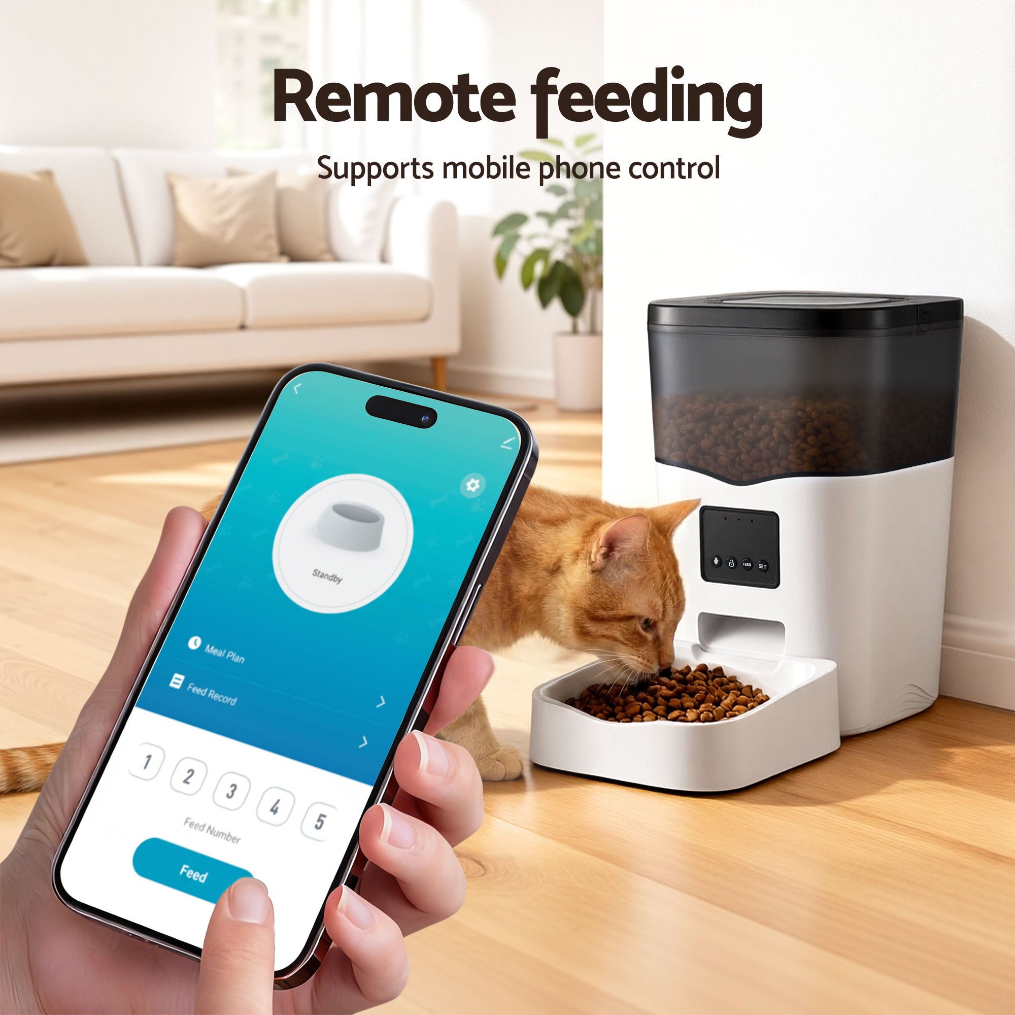 i.Pet Automatic Pet Feeder WiFi 3L Smart Food Dispenser