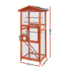 i.Pet XL Wooden Bird Cage Aviary 168cm