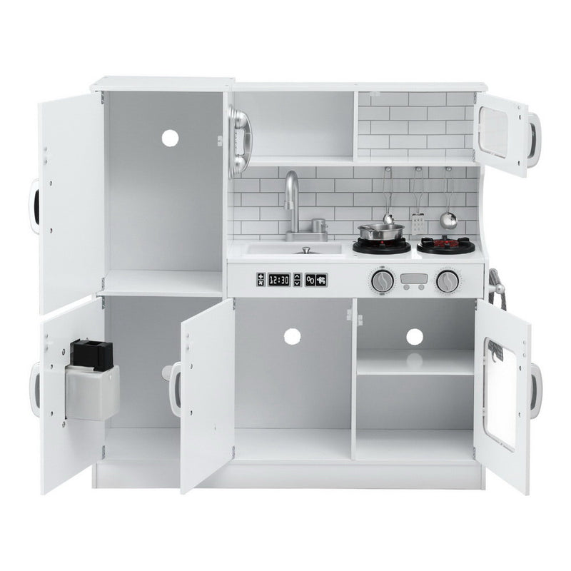Kids Wooden Kitchen Playset 80CM – White