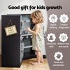 Kids Wooden Kitchen Playset with Sounds & Lights – Black
