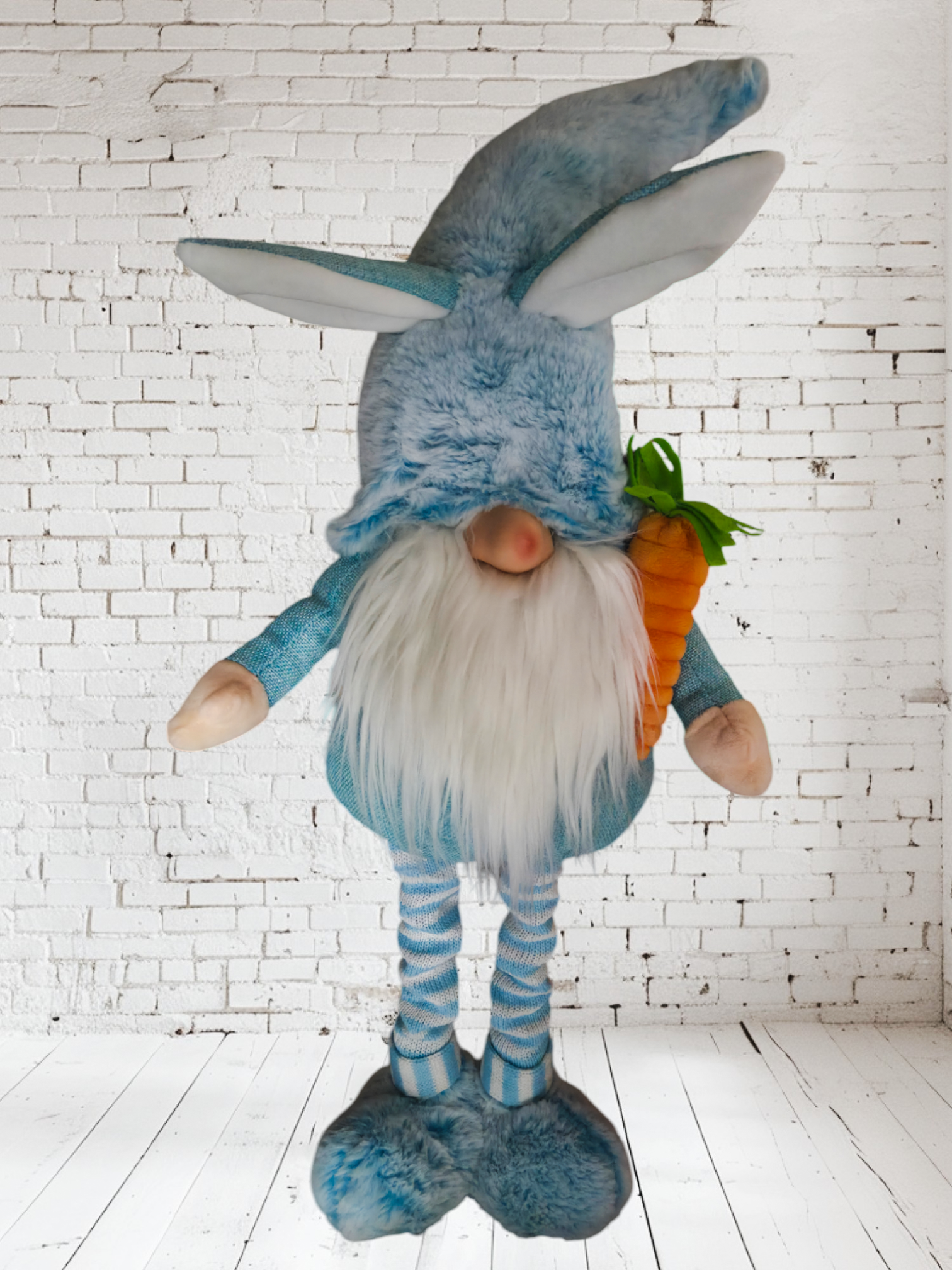 Extendable Plush Easter Gnome 50cm