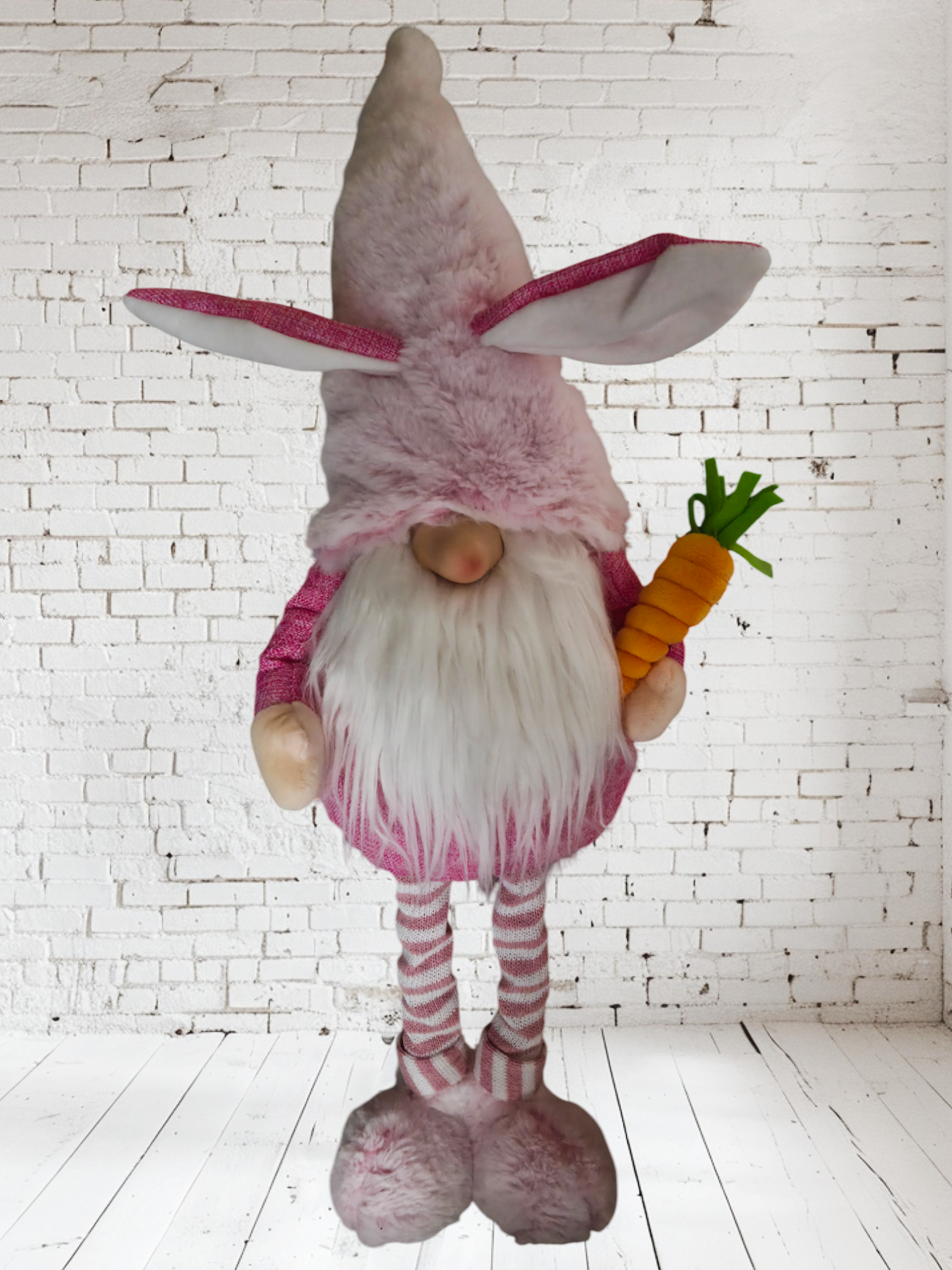 Extendable Plush Easter Gnome 50cm