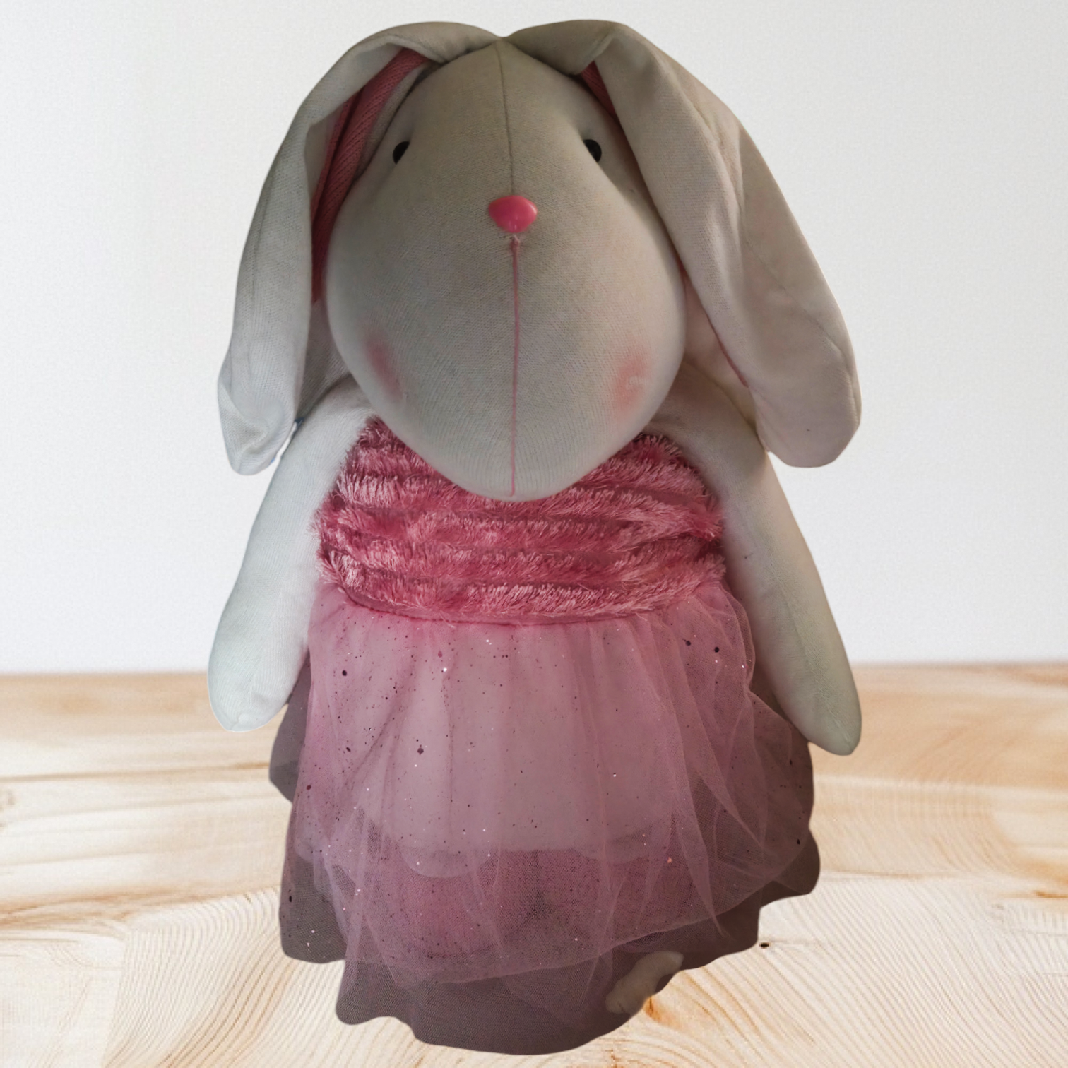 Extendable Plush Brontie the Ballerina Easter Bunny