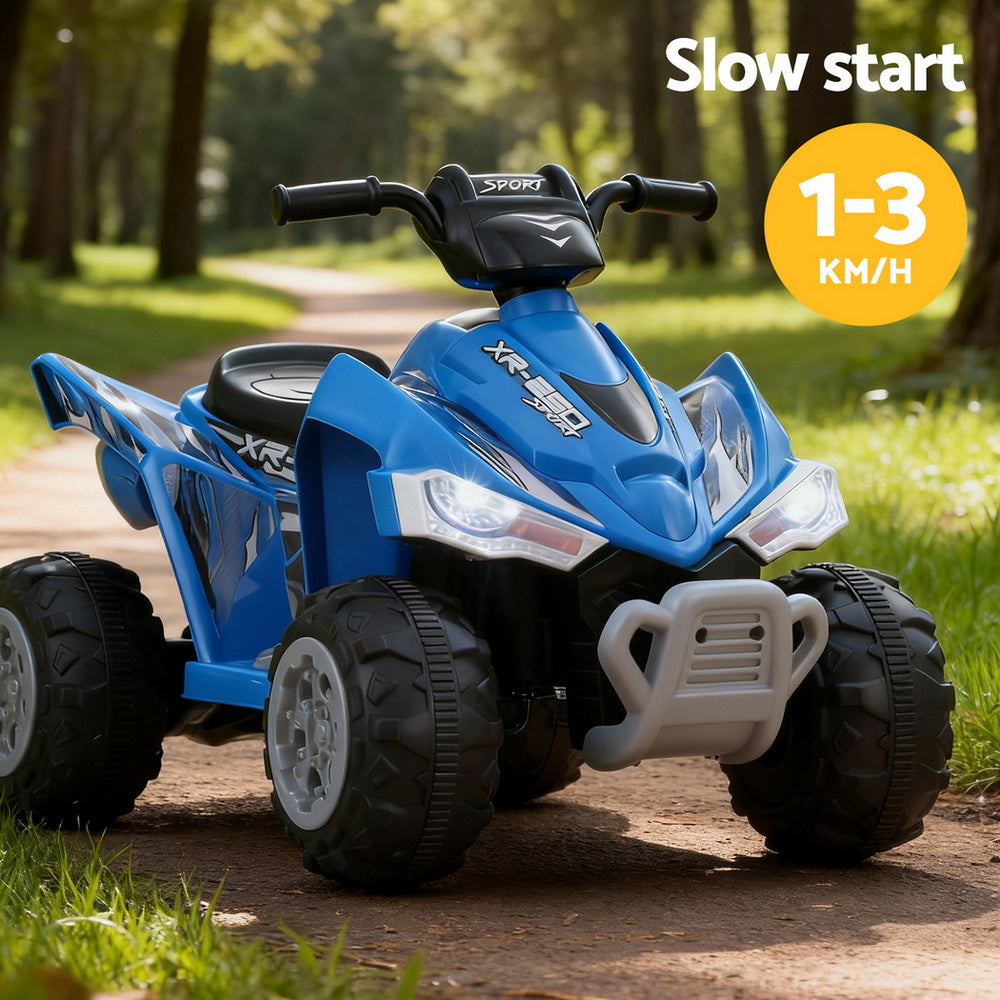 Rigo Kids 12V Electric Ride-On ATV Quad β Blue