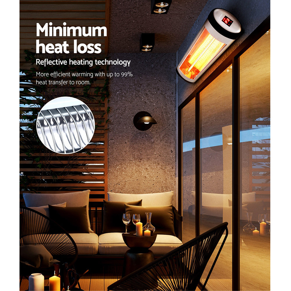 Devanti 1500W Electric Infrared Strip Heater