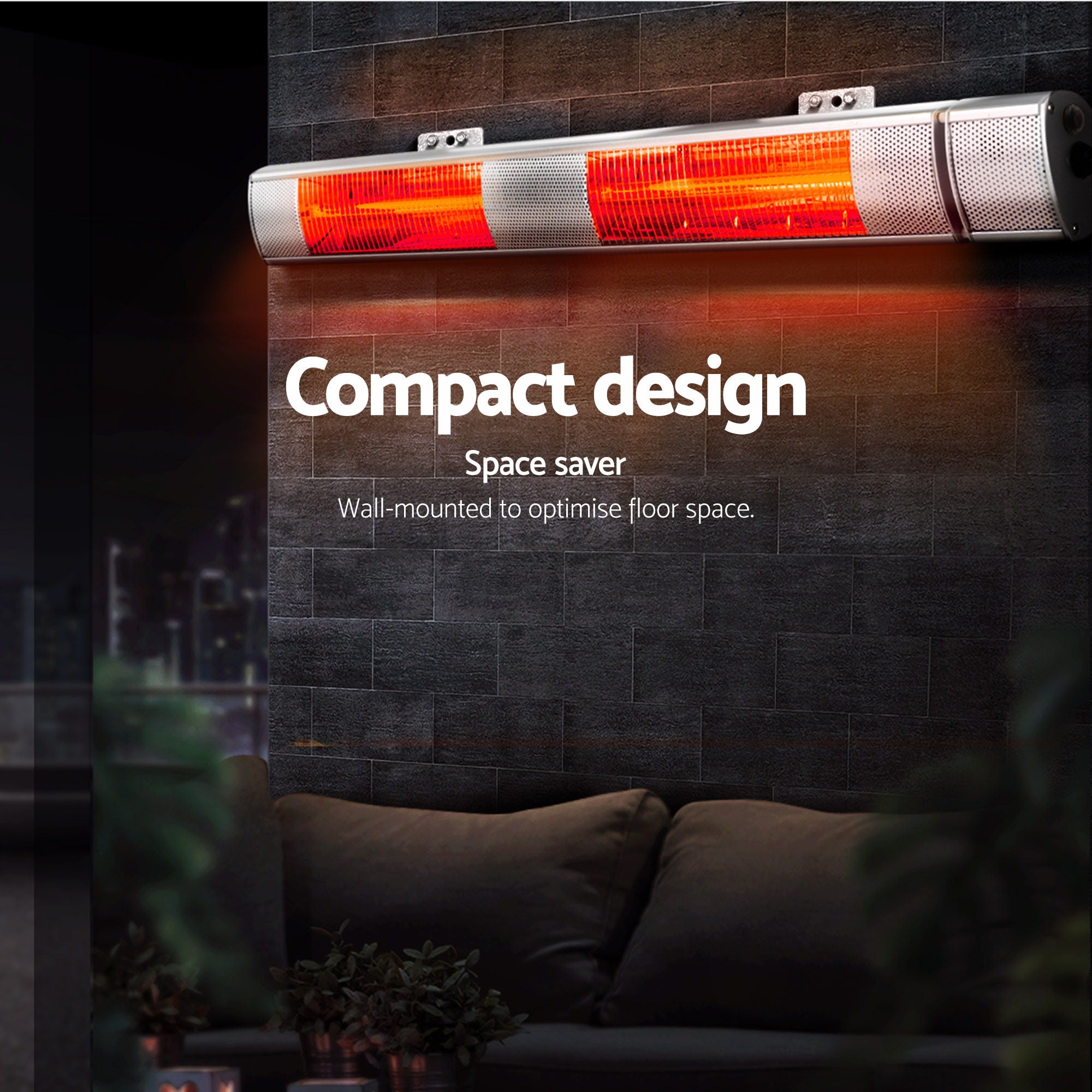 Devanti 3000W Electric Infrared Strip Heater