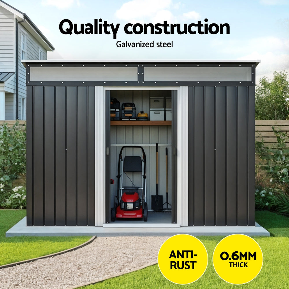 Garden Shed 2.60x1.95m – Outdoor Storage & Workshop Shelter