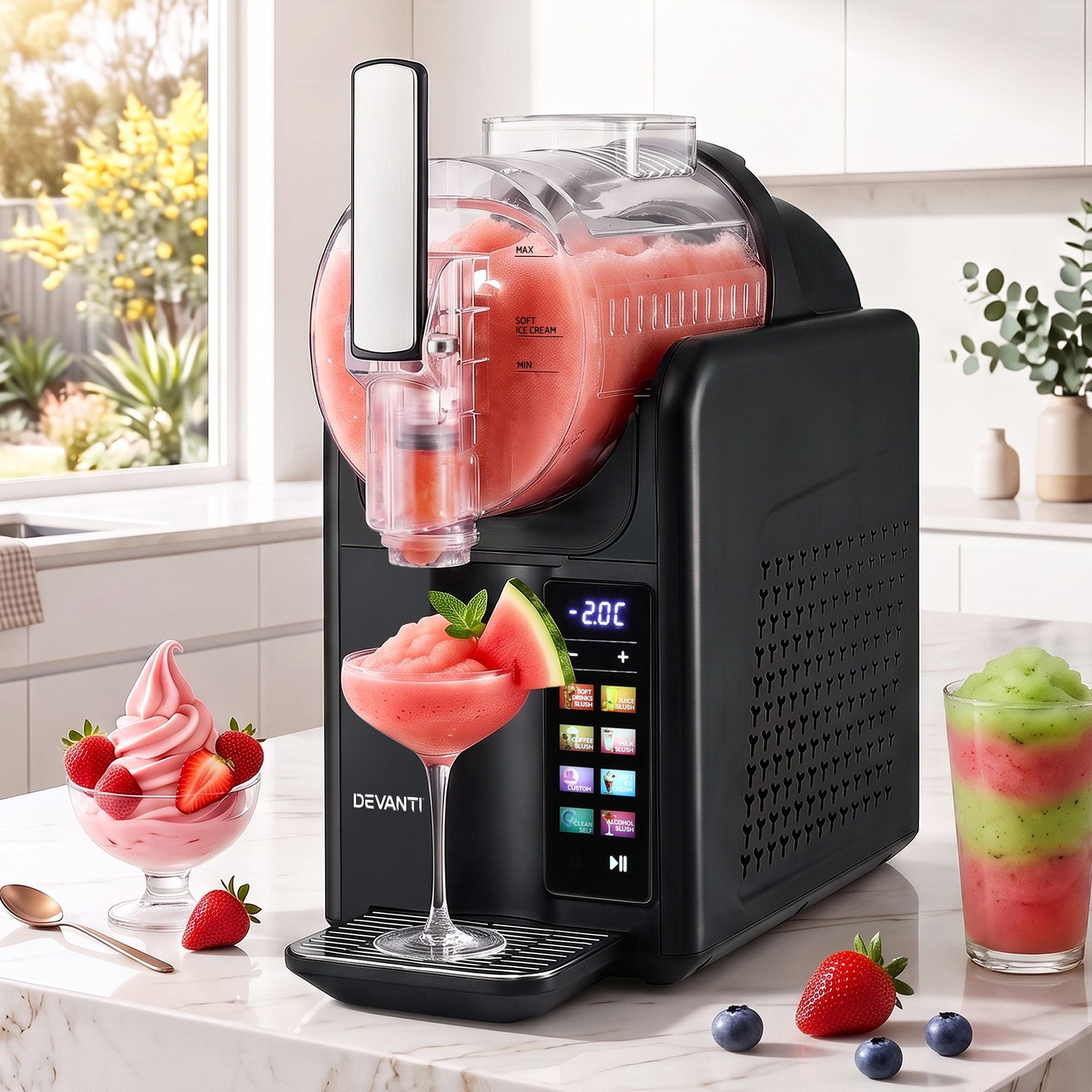 Devanti 2L Slushie Machine – Black