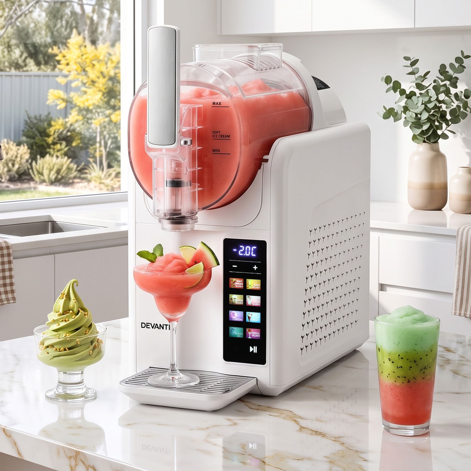 Devanti 2L Slushie Machine – White