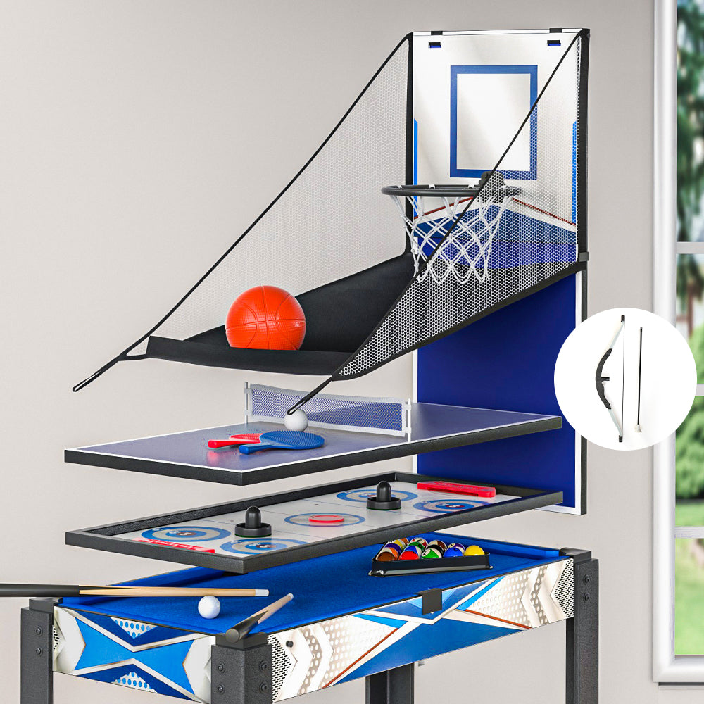 5-in-1 Game Table β Pool, Table Tennis, Air Hockey & Basketball