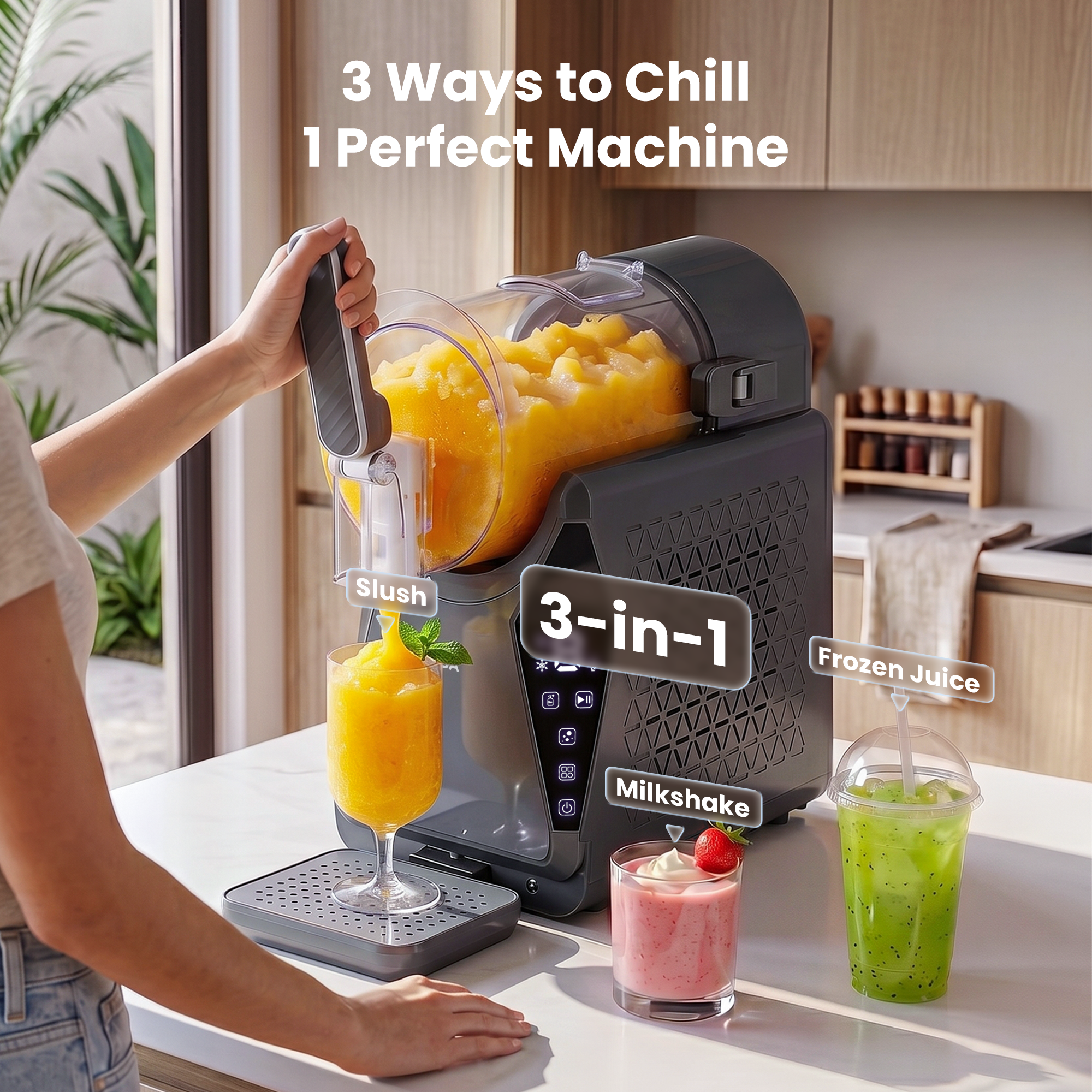 NORDA 1.3L Slushie Machine Frozen Drink Maker