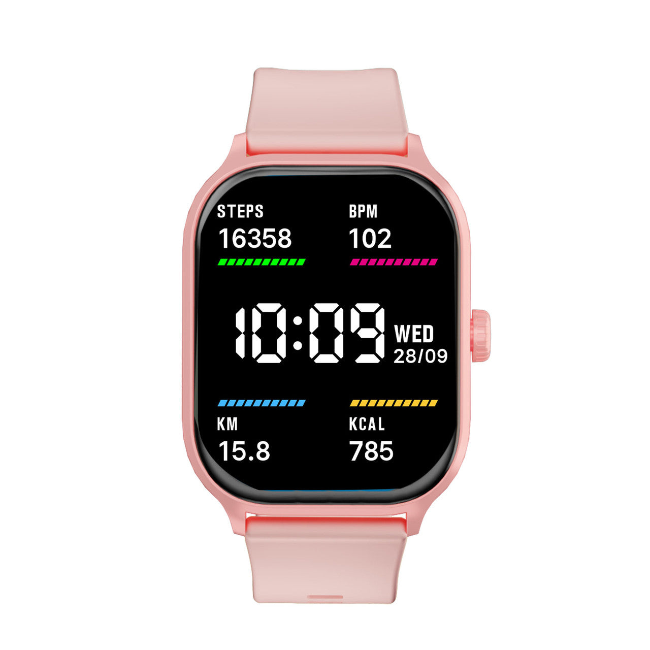 V-Fitness 2″ Touch Screen Smartwatch – Pink