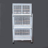 Samland Set of 3 Breeding Bird Cages – With Center Divider & Stand