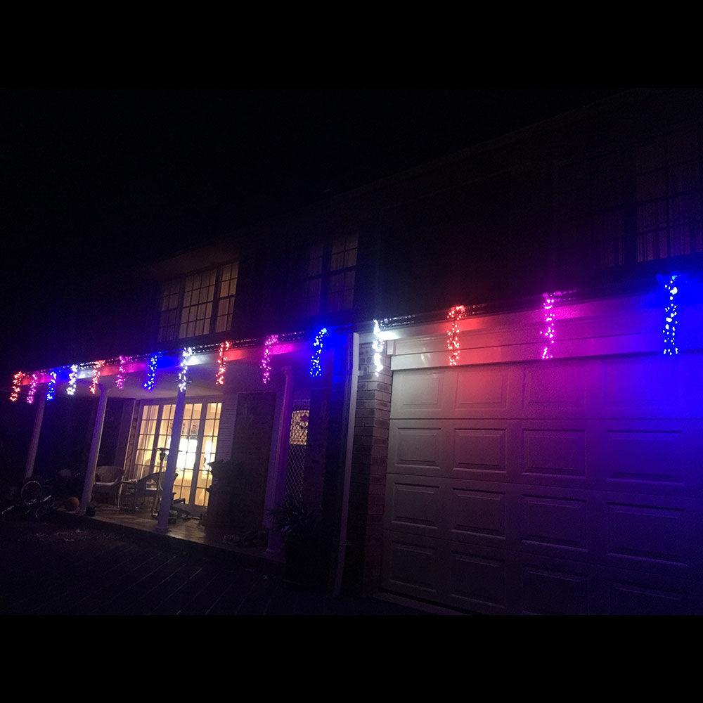 Firecracker Style Icicle Light 800 Led Multi Colour