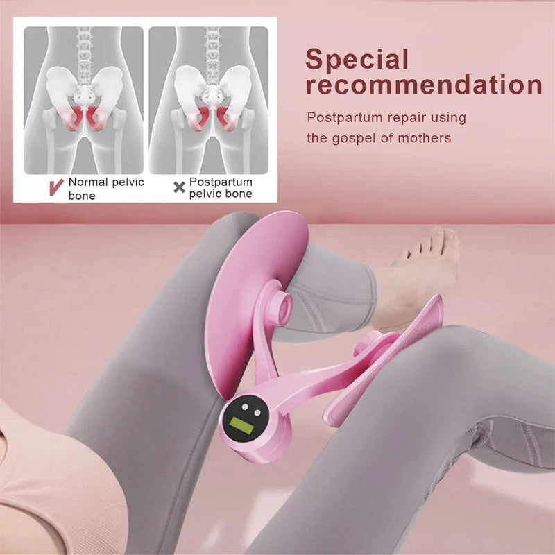 Smart Counting Pelvic Floor & Thigh Trainer – Pink