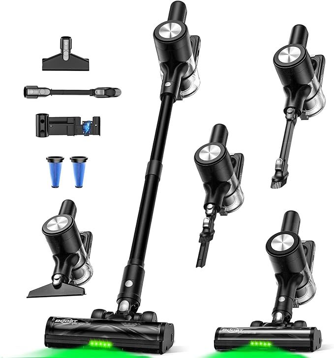 Cordless Vacuum Cleaner – 55Kpa Powerful Suction | 55 Minute Runtime