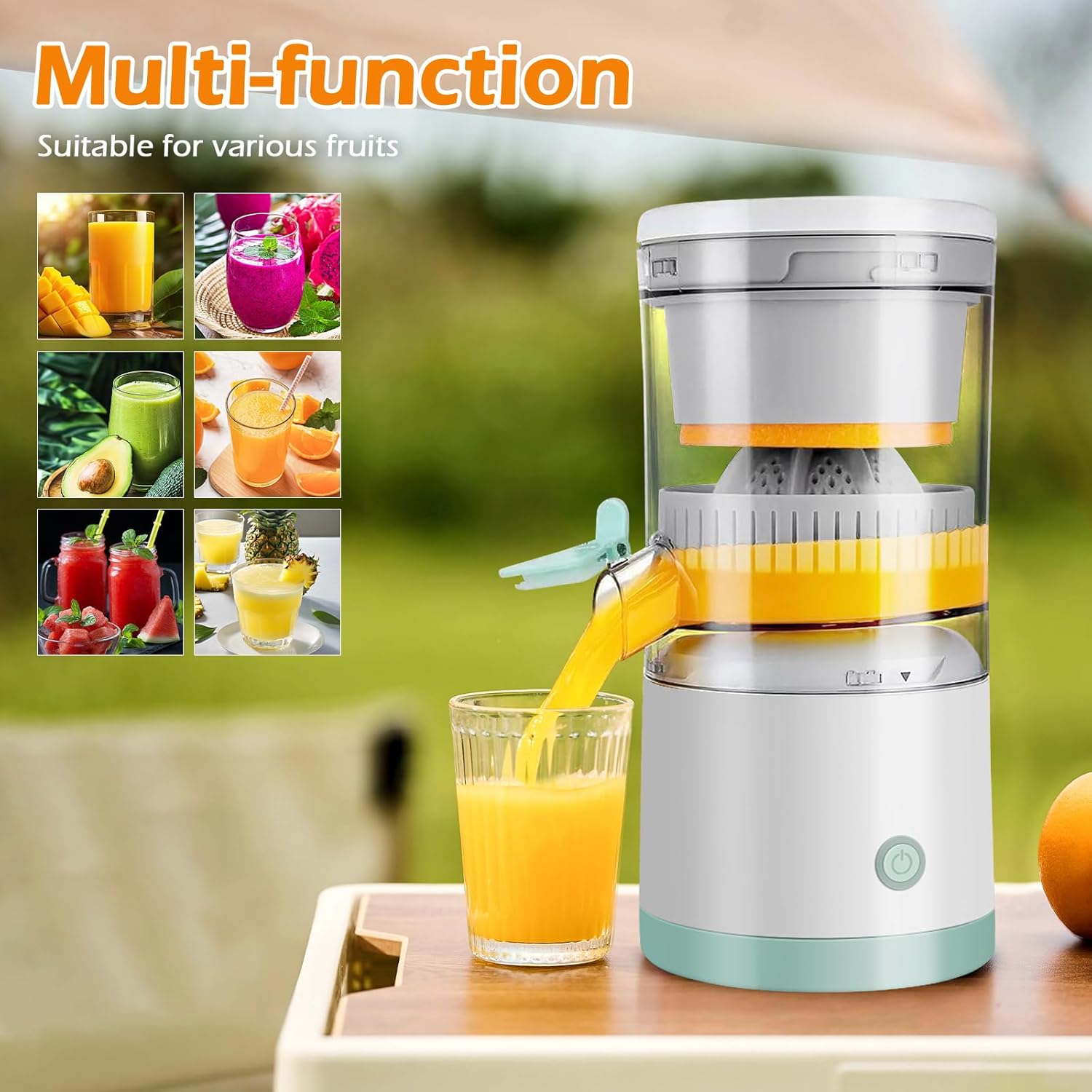 CARLA HOME USB Rechargeable Citrus Juicer