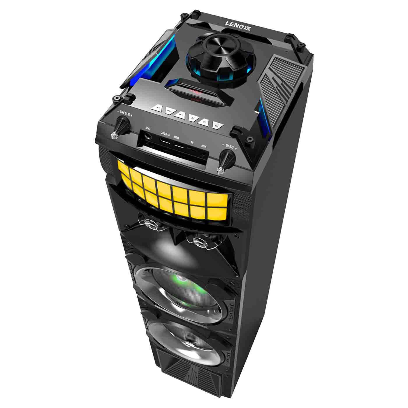 LED Stage Lights Portable Wireless Speaker – 80W RMS
