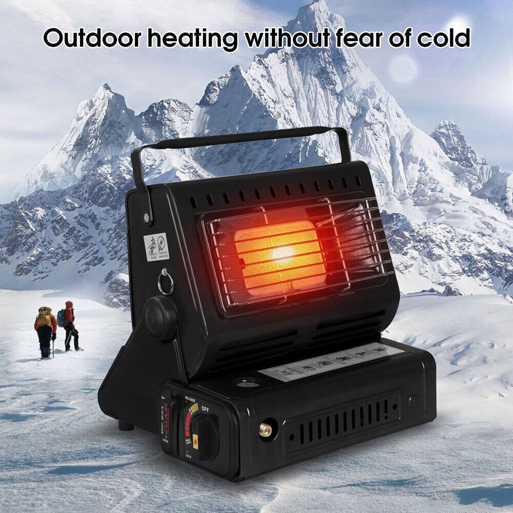 Portable Camping Gas Heater β Outdoor Heating Stove (Black, AU)