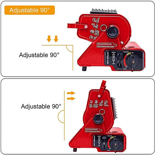 Portable Camping Gas Heater – Outdoor Heating Stove (Red, AU)