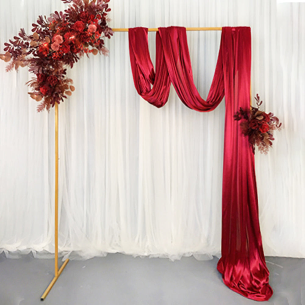 2.2m Gold Square Wedding Arch β Backdrop Display Stand