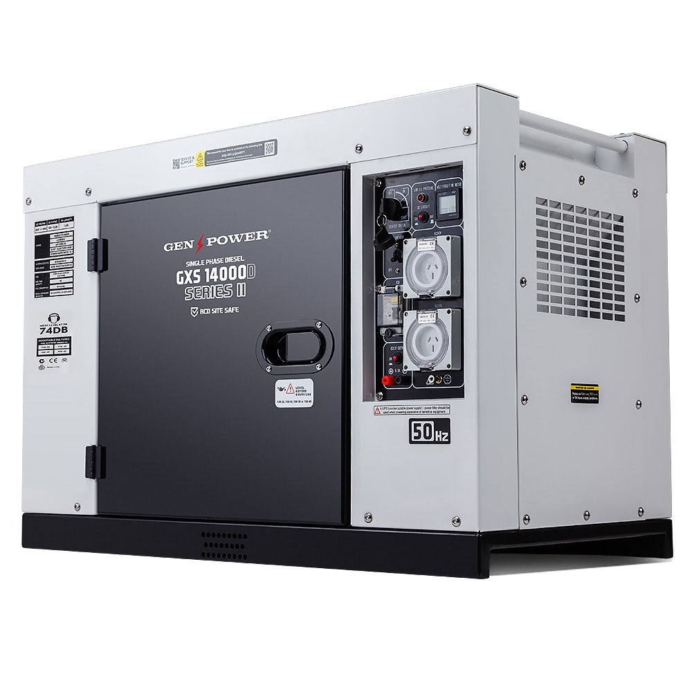 GENPOWER 8.4kW/6kW Single-Phase Diesel Generator (Key Start)