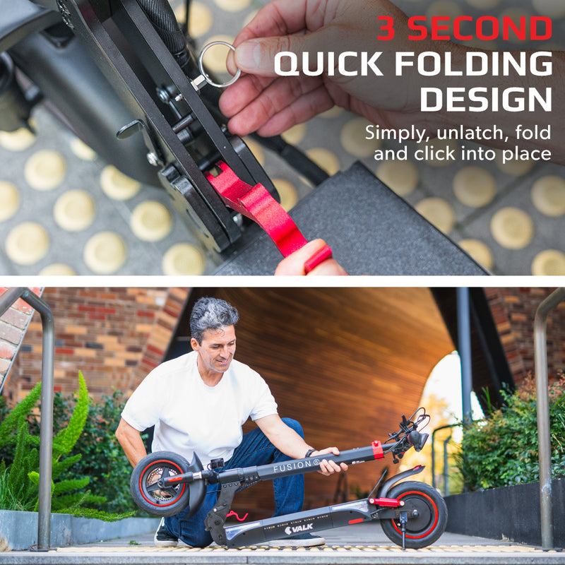 VALK Fusion 5 Electric Scooter – 500W 48V 13Ah, 50km Range