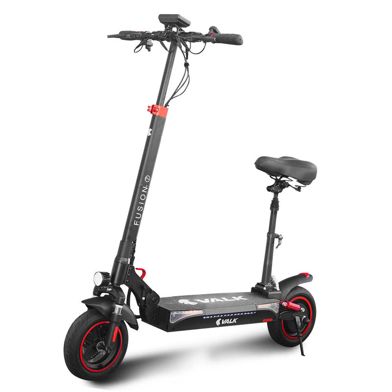 VALK Fusion 7 Electric Scooter – 800W 48V 13Ah, 50km Range, Seat Option