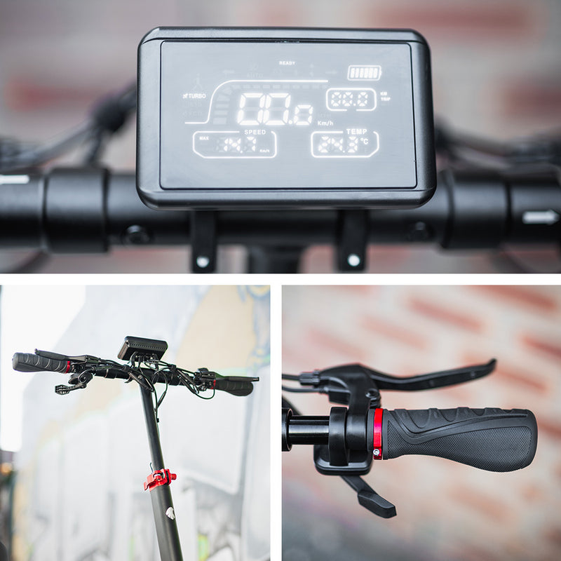 VALK Fusion 7 Electric Scooter – 800W 48V 13Ah, 50km Range, Seat Option