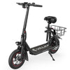 VALK Electric Scooter with Seat – Disc Brakes, 12" Tyres