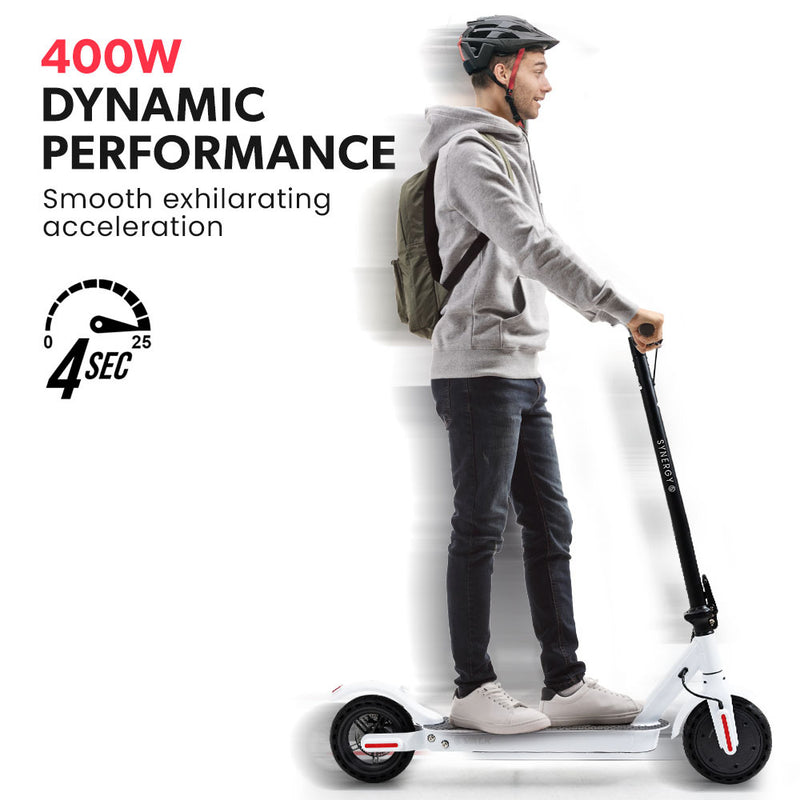 VALK Synergy 5 MkII 400W Electric Scooter – White