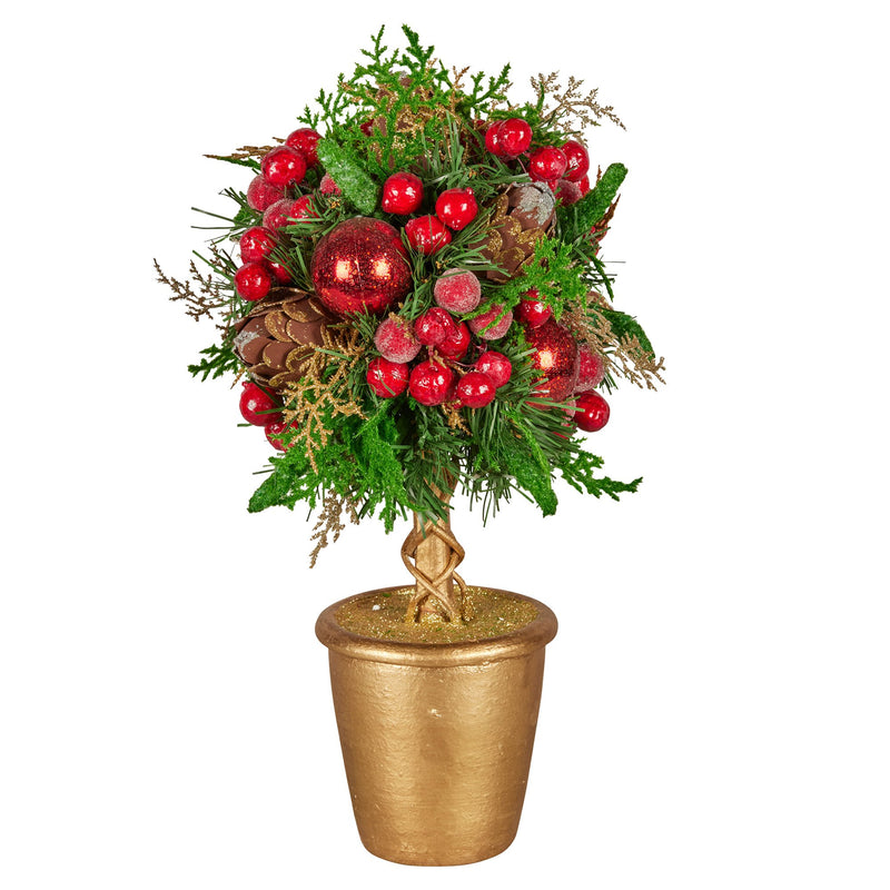 36cm Christmas Tabletop Topiary Tree