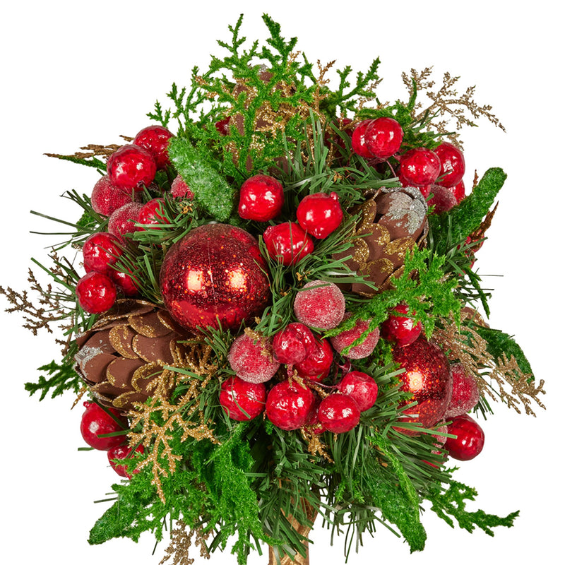 36cm Christmas Tabletop Topiary Tree