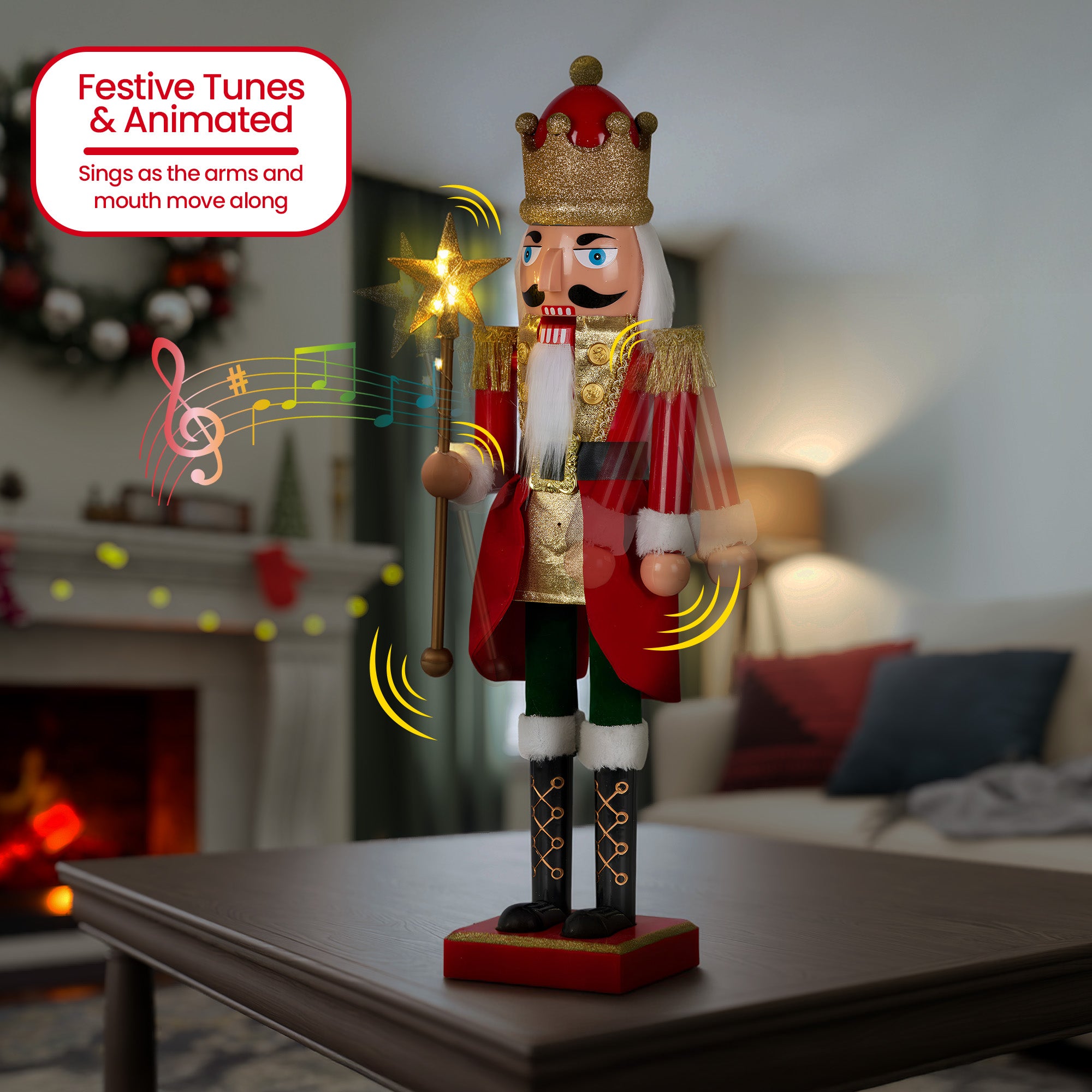 60 cm LED Nutcracker