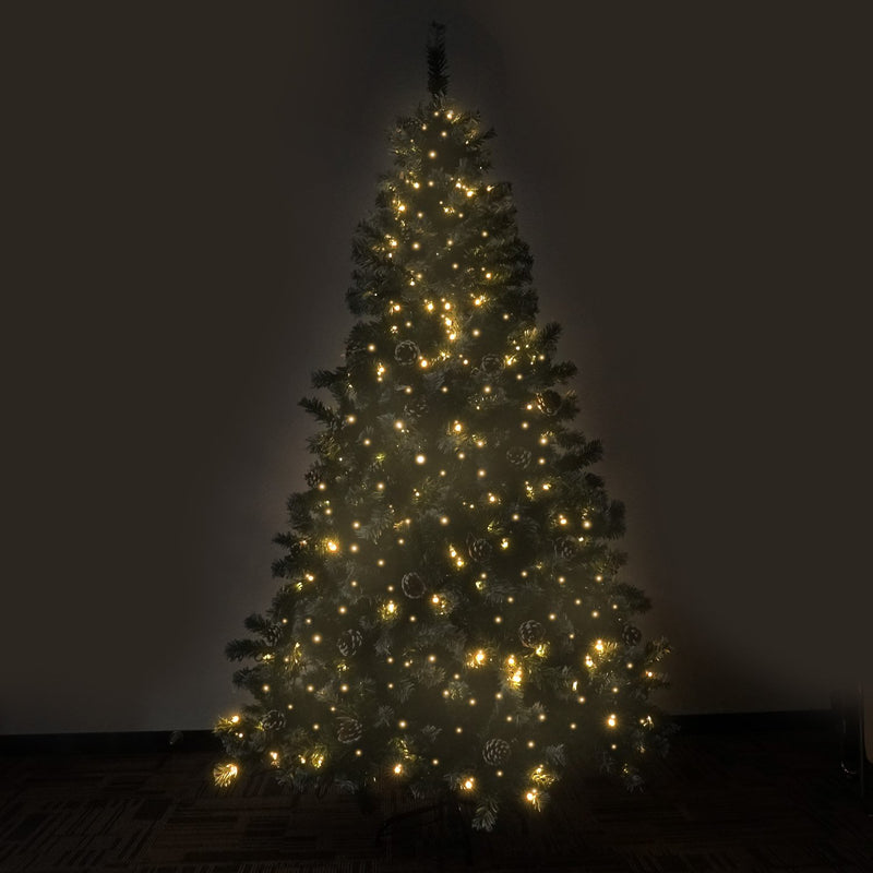 1.2m Pre-Lit LED Christmas Tree with Pine Cones