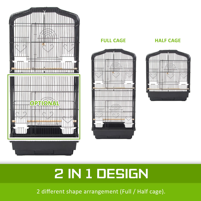 VEER 92cm 2-in-1 Parrot Aviary Bird Cage