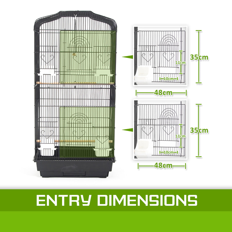 VEER 92cm 2-in-1 Parrot Aviary Bird Cage