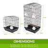 VEER 92cm 2-in-1 Parrot Aviary Bird Cage
