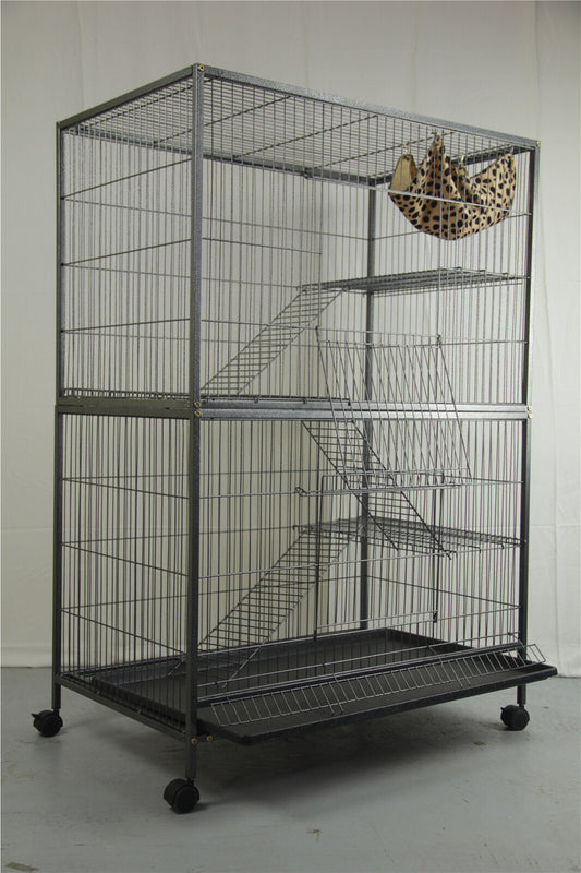 YES4PETS 3 Platforms & 3 Ladders – Accessory Set for 140cm Cages