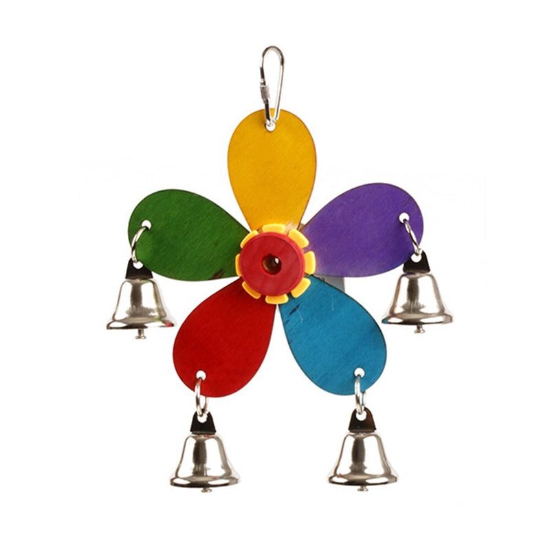 YES4PETS 4-Pack Small Hanging Bell Toys