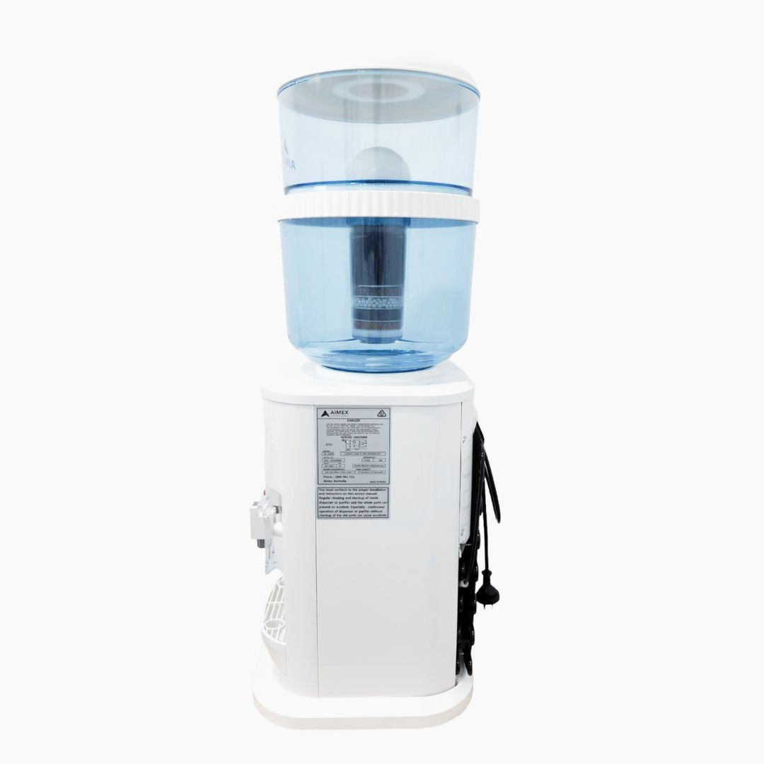 Luxurious White Benchtop Hot & Cold Water Dispenser