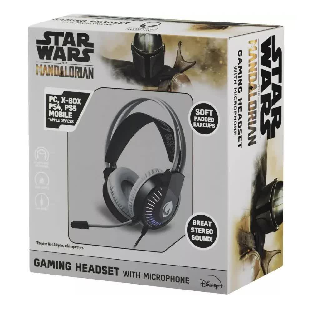 Star Wars Mandalorian Gaming Headset with Microphone