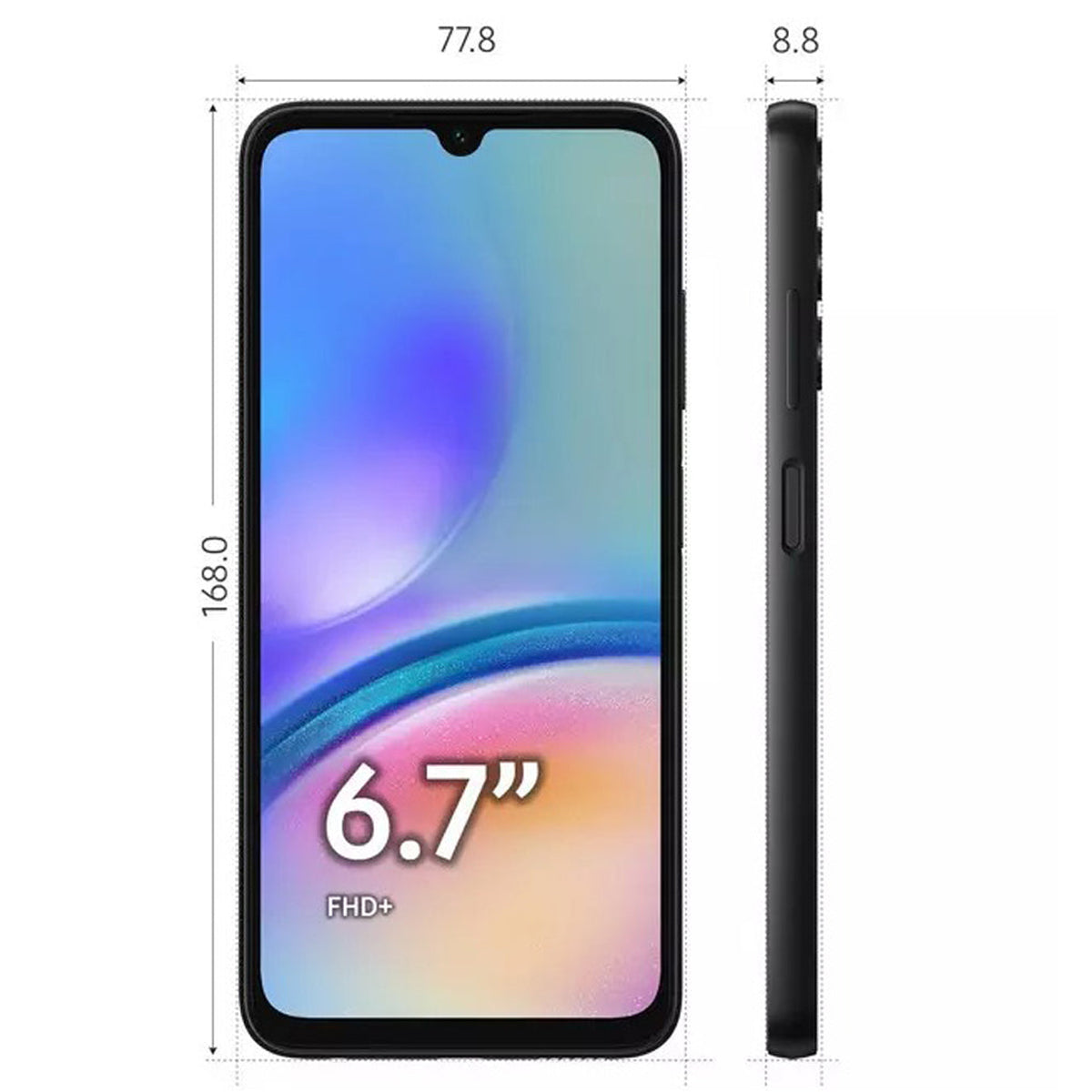 Samsung Galaxy A05s 4G (6.7'' 64GB/4GB) Smartphone - Black