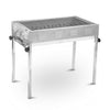 Stainless Steel Portable BBQ Grill Set – Large Charcoal