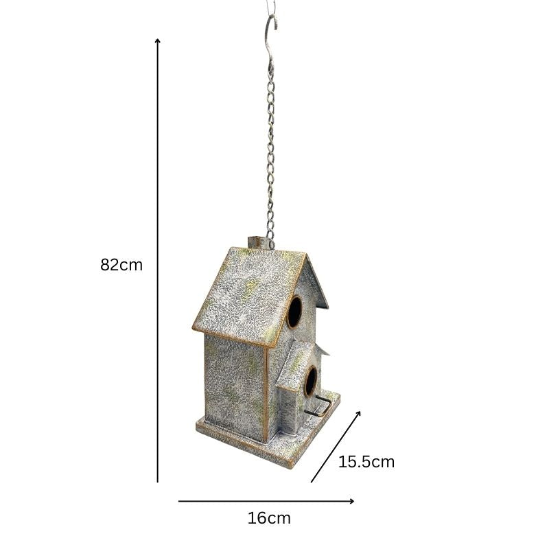 Hanging Two-Storey Birdhouse 52cm