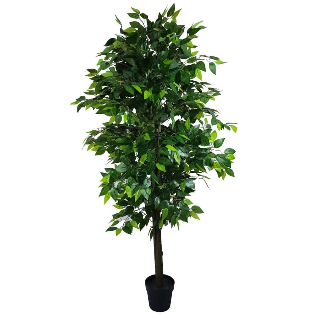 Mixed Green Artificial Ficus Tree 180cm