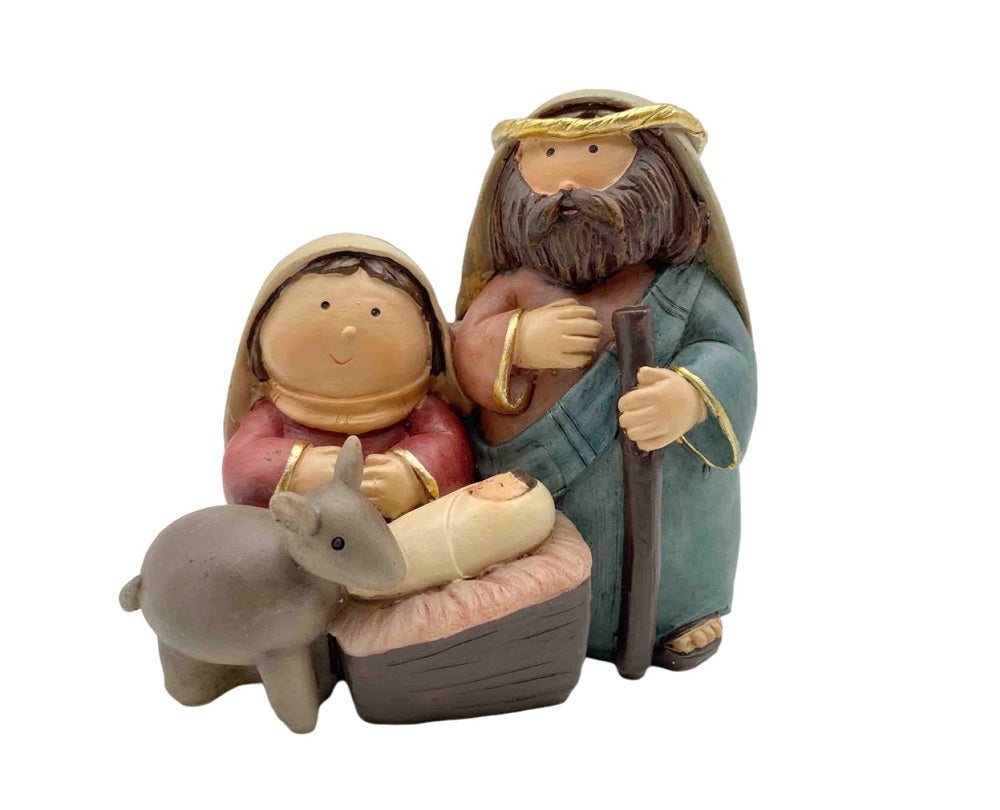 Bulk 12 Xmas Nativity W/Baby 11cm