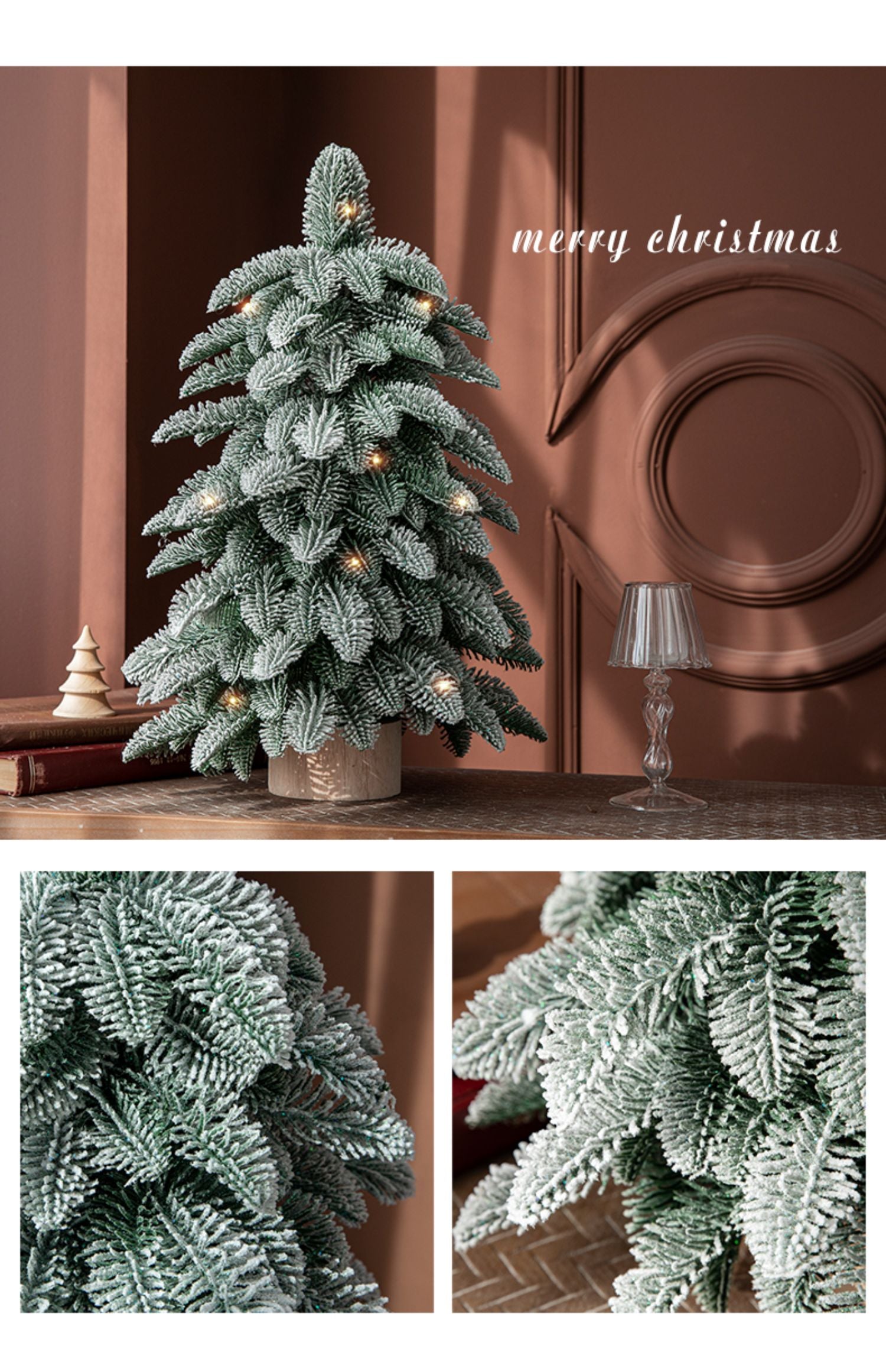 55cm Frosted Mini Christmas Tree