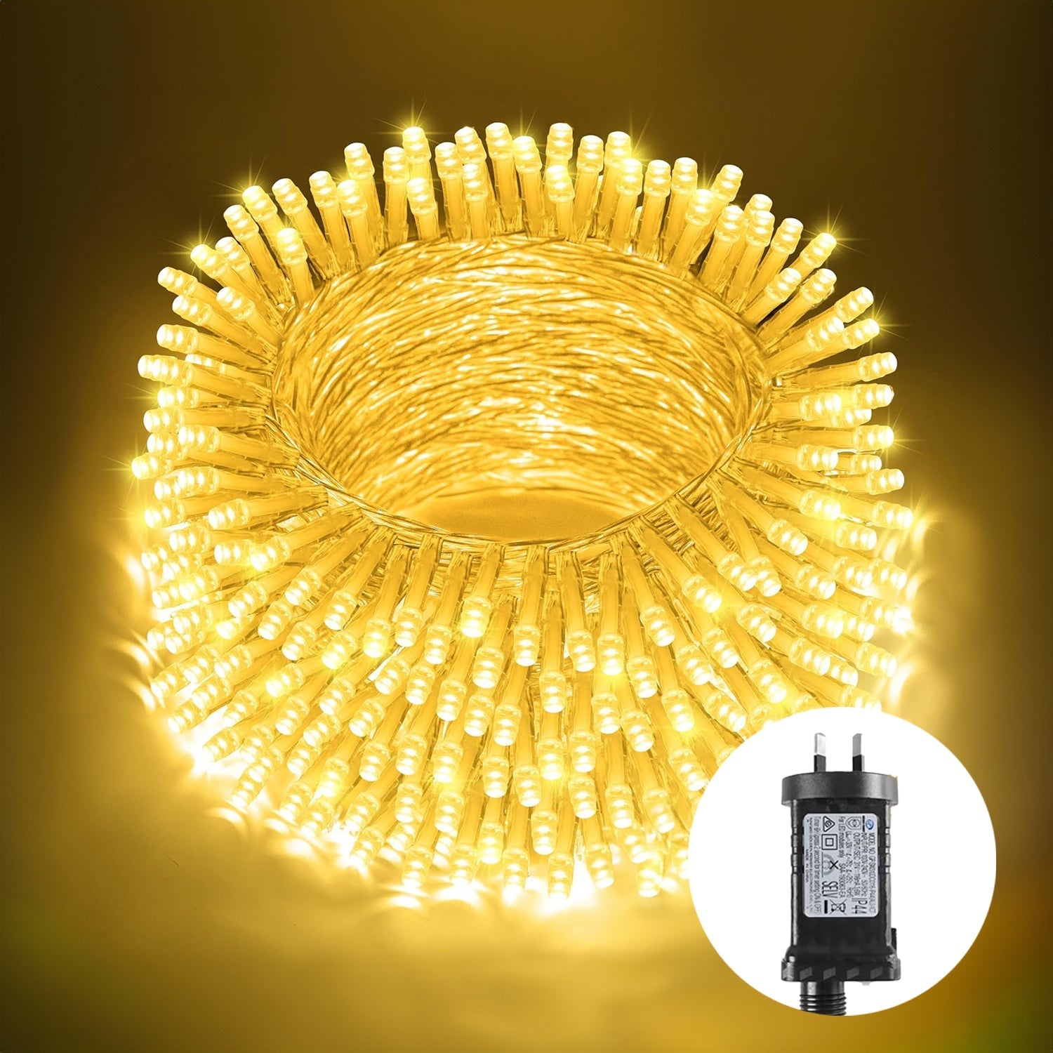 500 LED Fairy Lights – Warm White