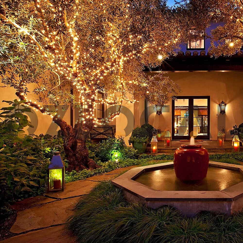 Solar 500 LED Fairy Lights – 8 Function Memory Hold